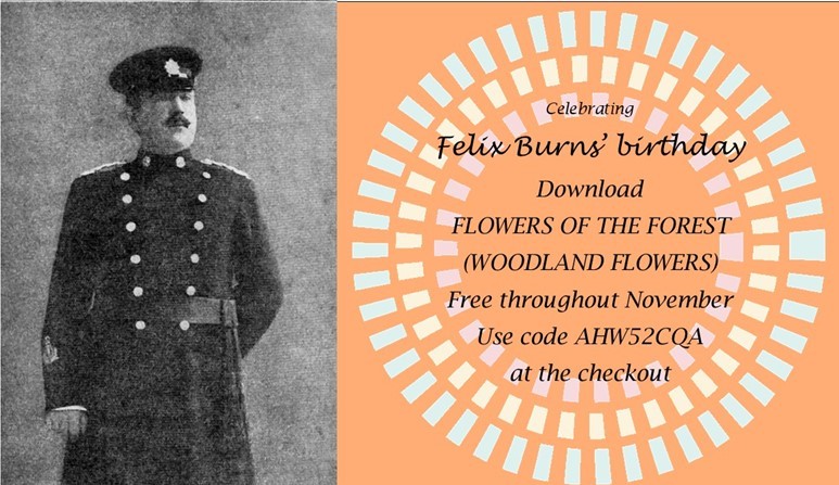 Felix Burns birthday promotion